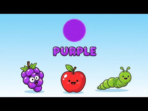 Preschool Color Learning with Happy Cartoon Friends! 🖍️🐸🐶