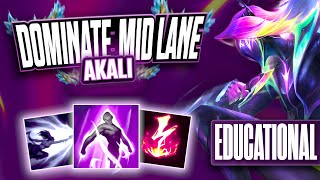 educational full game challenger akali guide (vs orianna) - young