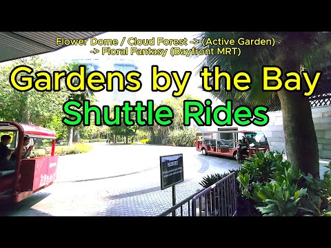 Gardens by the Bay   SHUTTLE RIDES VIDEO FOOTAGE HDR