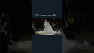 POV: You Deleted One Line of CSS 😂 | Web Dev Meme