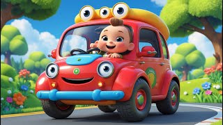Zoom Zoom Car 🚗🎵 | Nursery Rhymes & Kids Songs for Toddlers & Preschoolers | Learn ABC, Numbers