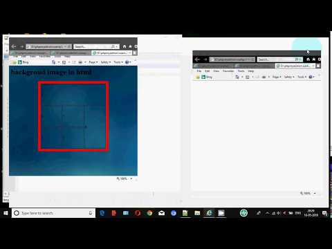 background image in html
