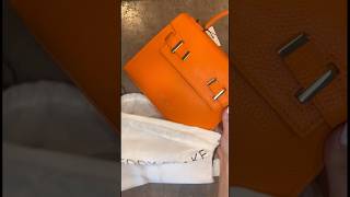 Unboxing my Ava Gold 9” in Orange 💜 Teddy Blake #teddyblake #asmr #shopping #haul #handbags