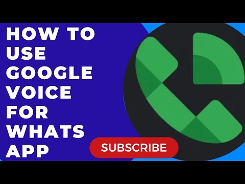 how to use google voice open Whatsapp and telegram #googlevoice #howto