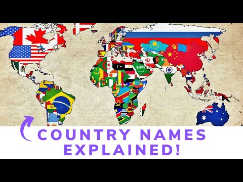 How Various Countries Got Their Names