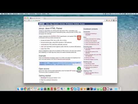 How to Jsoup the jQuery for Java