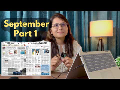Complete Current Affairs for HCS 2026 Exam | September 2025 (Part 1)