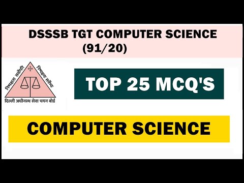 TOP 25 QUESTIONS | COMPUTER SCIENCE | DSSSB TGT COMPUTER SCIENCE  | Rewari Computer Teacher Academy