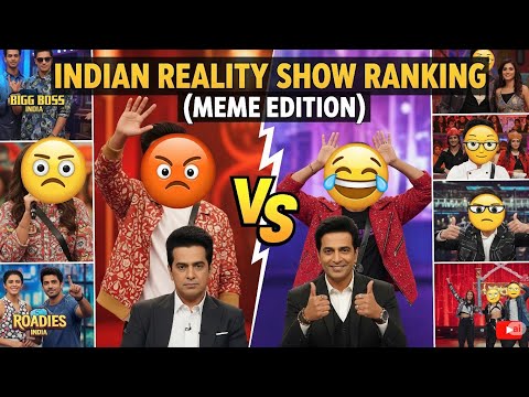 Ranking tv Reality shows with memes 😂😘😀❤️💀💀