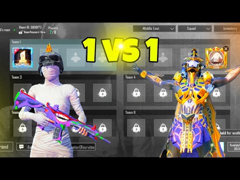 1VS 1 WITH OLD CONQUERER PLAYER IM TDM ROOM CHALLENGING GAME