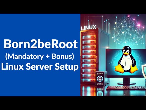 Born2beRoot (Mandatory + Bonus): Linux Server Setup | 42cursus Projects | Nirmal Gope
