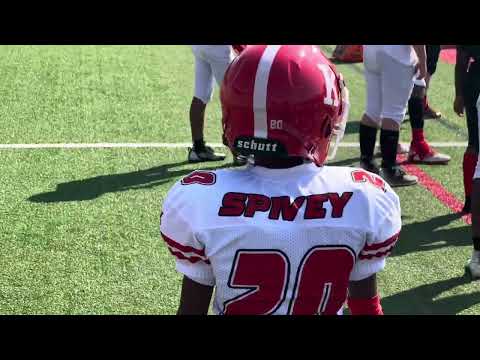 QB1 JAXON SANDERS TO LJ SPIVEY 47 YD TD - KIRKWOOD JR PIONEERS VS LUTHERAN NORTH SAINTS - 9/10/2023