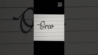 Oreo 🍪#cursivehandwriting #keepwriting #bts #learn #cursive #cursivewriting #alphabets #@oreoindia