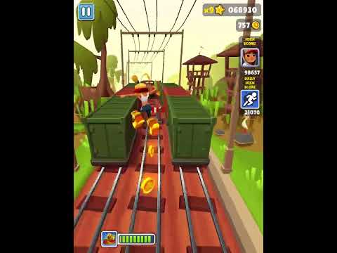Playing subway surfers until I die