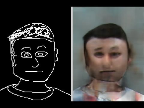 Neural Network Learns to Sketch Faces (Deep Doodle)