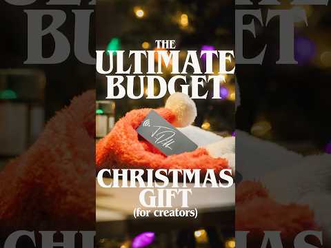 The Ultimate BUDGET Christmas Gift For Creators🎁 #fyp #christmas #creator