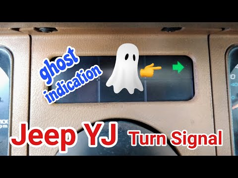 Turn signal indicator stays ON solid in the dashboard when headlights are ON.