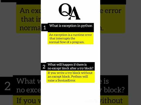 Exception handling Expected questions #python #pythonprogramming #2ndpuckarnataka