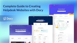 Complete Guide to Creating Helpdesk Websites with Docy