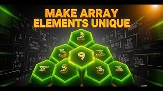 Make array elements unique || Make Array Elements Unique with Minimum Increments | POTD || GFG