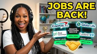 Remote Jobs for Beginners Are BACK! 🔥 Globe Life, Capital One, CareFirstBCBS + More Hiring!