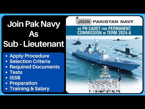 Join Pakistan Navy As PN Cadet 2024 :: Permanent Commission