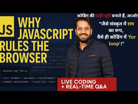 Why JavaScript Rules the Browser | Live Coding + Real-Time Q&A