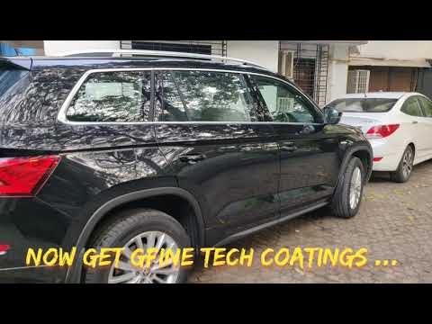 skoda KODIAQ  G-FINE P DEPRE COATS  GLOSSY ALL THE TIME  WATER REPELLANT 🙏