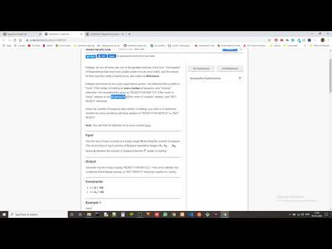 CodeChef - Beginner's problems in C++ : Mahasena (AMR15A)
