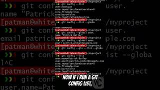 git: global config #coding #git #gittutorial #github