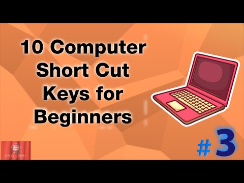 Short Cut Keys for Beginners 3rd Video | Computer short cut keys | Learn with Excel Verse+