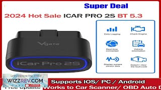 Vgate iCar Pro 2S ELM327 OBD-II Adapter Fast bluetooth V5.3 for Android/IOS/PC Review