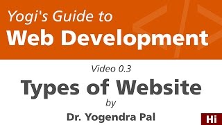 Types of Websites: Static and Dynamic website | Yogi's Guide to Web Development | Ch0E3