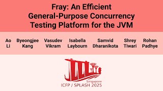 [OOPSLA'25] Fray: An Efficient General-Purpose Concurrency Testing Platform for the JVM