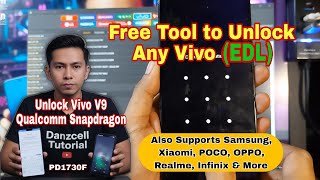 How to Unlock Vivo Using Free TFT UnlockTool | Unlock Vivo V9 Test Point EDL
