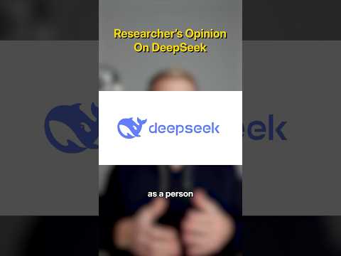 🚨 DeepSeek: Researcher's Opinion #deepseek