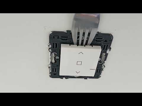 How to remove Legrand Valena Next shutter switch button cover (Reset Button)
