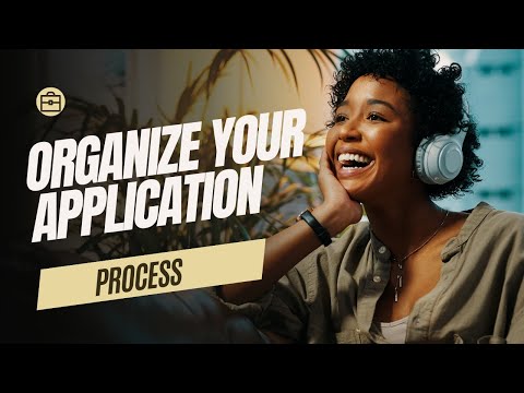 Organize Your Job application Process.