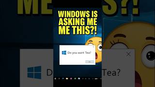 Windows Asked Me for Tea?! 🤯☕ | Funny Tech Shorts