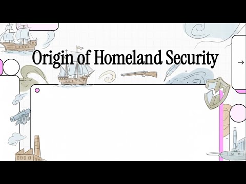 Homeland Security – The origin of homeland security 