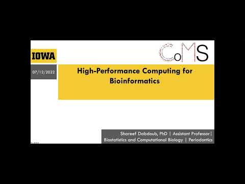 Introduction to high-performance computing (HPC) | Shareef Dabdoub