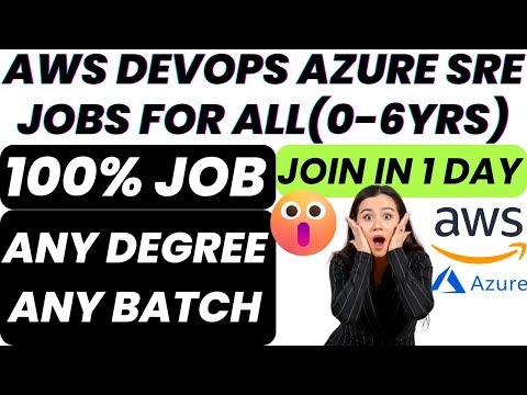DevOps | AWS DevOps Fresher Jobs | Cloud Computing Jobs | Microsoft Azure Jobs | #devops #aws #azure