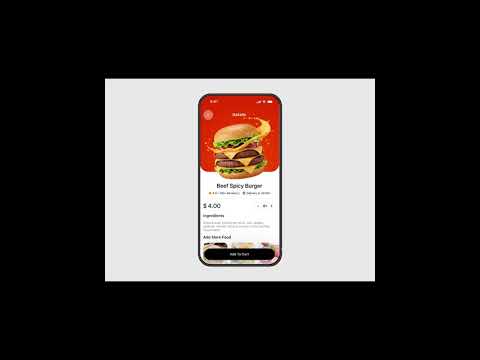 Food Delivery Mobile App Design in Figma 🍔📱 | UI/UX Tutorial #shortvideo