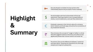 Security Analysis  #bookreview #investment