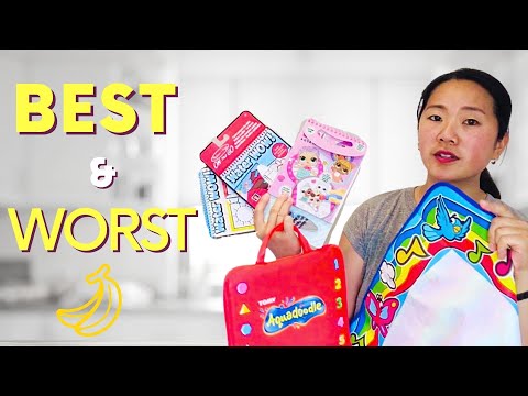 Best aqua doodle drawing pad/mat toy | Review of Melissa and Doug Water Wow Toy | Best to Worst