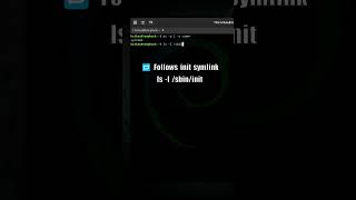 Which Init System Does Your Linux Use  Check It in Seconds #Linux #systemd  #LinuxTips #TechShorts