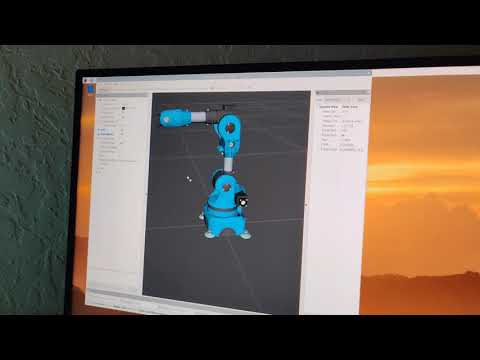 Niryo One Robot simulation on ROS using Raspberry Pi 4 - Demo