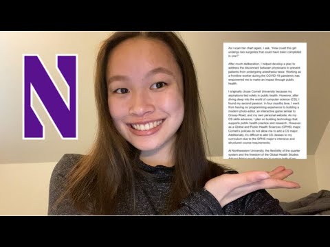 Reading my “Why Northwestern” Transfer Essay | College Transfer Essay Advice