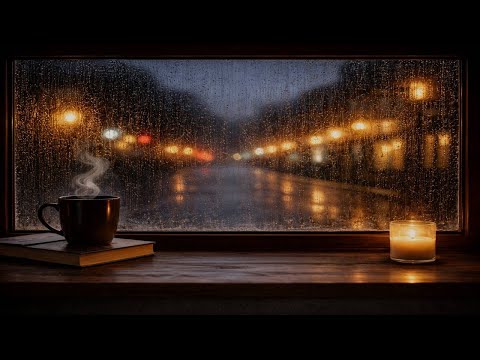 Relaxing Rain on Window 🌧️ | Cozy Ambience for Sleep & Study (1 Hour)