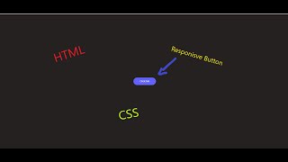 Responsive Button using HTML and CSS